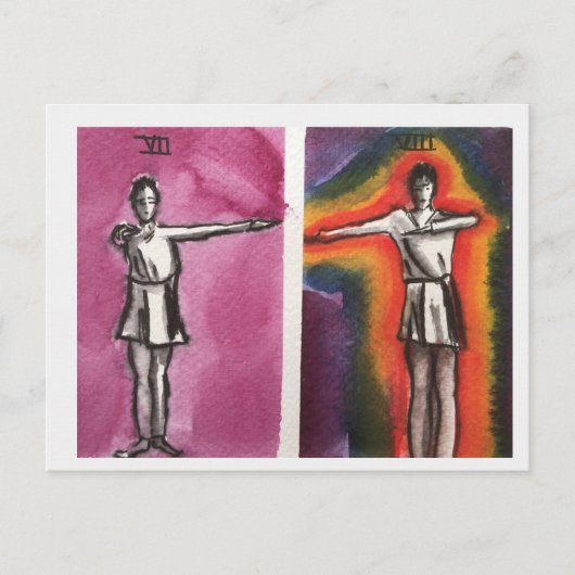 RHYTHMISCHE VII,VIII TANZMOVEMENTE POSTKARTE (Vorderseite)