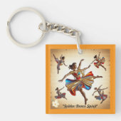 "rhythmischer Ausdruck des Souls" Schlüsselanhänger (Vorderseite)