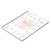 Rhythmischer Gymnastik Notizblock (Linke Seite)