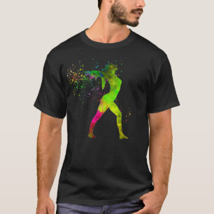 Rhythmischer Gymnastikwettbewerb in Aquarell 6 T-Shirt