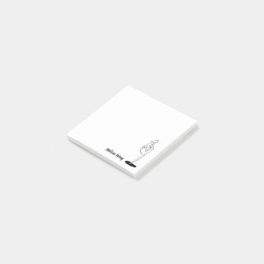 Rhythmisches Gymnast Post-it Klebezettel (angewinkelt)