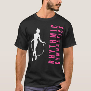 Rhythmisches Gymnastik Gymnast mit Hoop T-Shirt