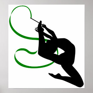 Rhythmisches Gymnastikposter Poster