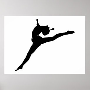 Rhythmisches Gymnastikposter Poster