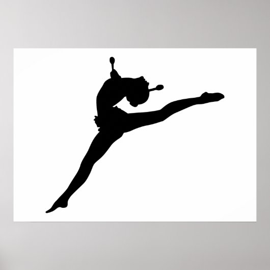 Rhythmisches Gymnastikposter Poster (Vorne)