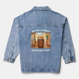 Rhythms and Whiskers, Music and Meows, Jeansjacke