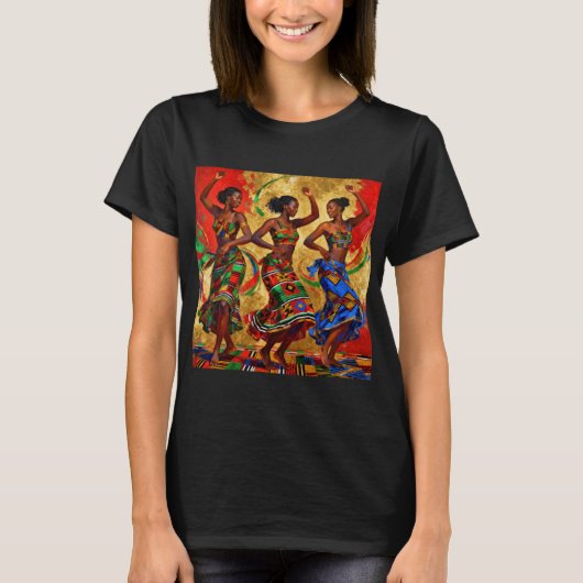 Rhythms in Colour – Black History Celebration T-Shirt (Vorderseite)