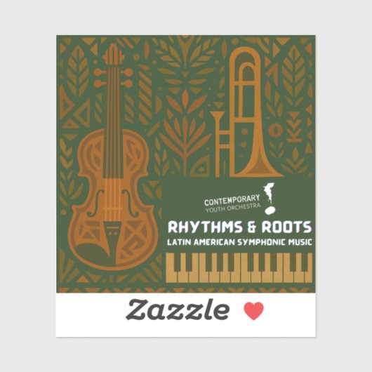 Rhythms & Roots Aufkleber (Blatt)