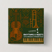 Rhythms & Roots Knopf Button (Vorderseite)
