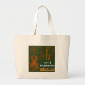 Rhythms & Roots-Tragetasche Jumbo Stoffbeutel (Vorne)