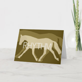 RHYTHMUS-12x18 GRUSS-KARTE Karte