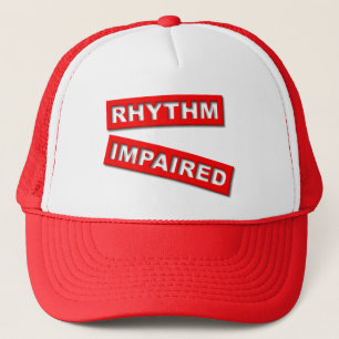 Rhythmus beeinträchtigt Funny Hat Spaß Truckerkappe