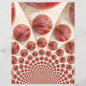 Rhythmus-Cricket-Balls aus Lederball: Rhythmisches (Vorderseite)