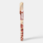 Rhythmus-Cricket-Balls aus Lederball: Rhythmisches Case-Mate iPhone Hülle (Rückseite / Links)