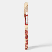 Rhythmus-Cricket-Balls aus Lederball: Rhythmisches Case-Mate iPhone Hülle (Rückseite / Links)