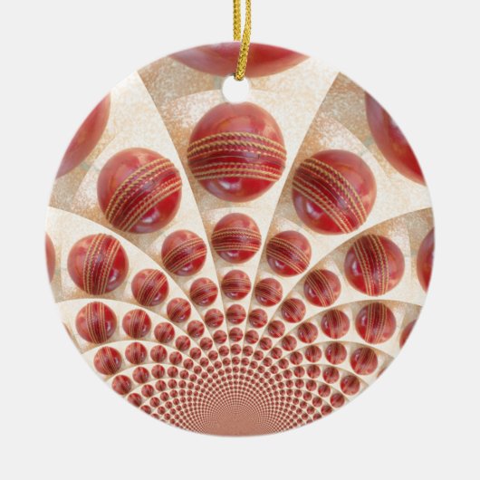 Rhythmus-Cricket-Balls aus Lederball: Rhythmisches Keramik Ornament (Vorne)