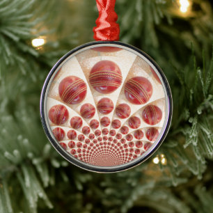 Rhythmus-Cricket-Balls aus Lederball: Rhythmisches Ornament Aus Metall