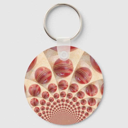 Rhythmus-Cricket-Balls aus Lederball: Rhythmisches Schlüsselanhänger (Vorderseite)