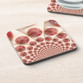 Rhythmus-Cricket-Balls aus Lederball: Rhythmisches Untersetzer (Linke Seite)