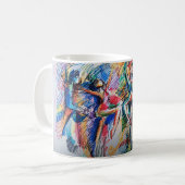 Rhythmus der Bewegung Abstrakte Tänzer Klassischer Kaffeetasse (Vorderseite Links)