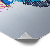 Rhythmus der Bewegung Poster (Ecke)
