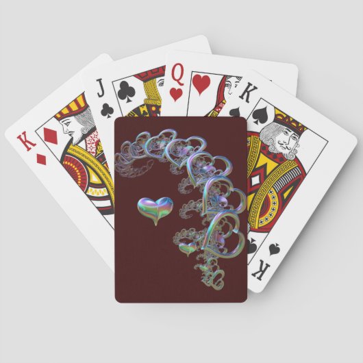 Rhythmus der Herzspielkarten Spielkarten (Rückseite)