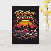 Rhythmus der Straßen Karte (Gelbe Blume)