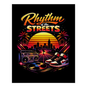 Rhythmus der Straßen Poster