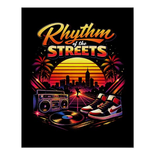 Rhythmus der Straßen Poster (Vorderseite)