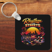 Rhythmus der Straßen Schlüsselanhänger (Vorderseite)