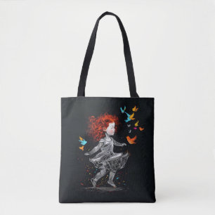 Rhythmus der Unschuld: Tanzen Art of a Joyful Girl Tasche