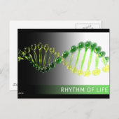 Rhythmus des Lebens Postkarte (Vorne/Hinten)