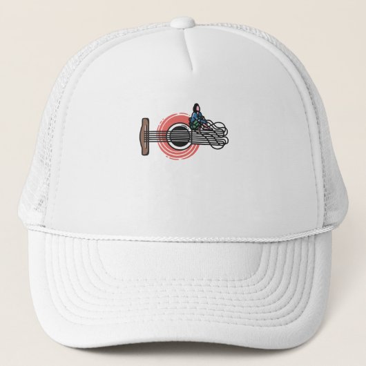 Rhythmus des Lebens Truckerkappe (Vorderseite)