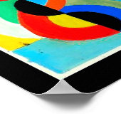 Rhythmus Farbe von Robert Delaunay Poster (Ecke)