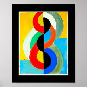 Rhythmus Farbe von Robert Delaunay Poster