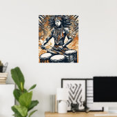 Rhythmus ihres Souls - Stammeskönigin des Trostes Poster (Heimbüro)