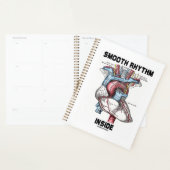 Rhythmus im medizinischen anatomischen Herzen Planer (Anzeige)