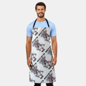 Rhythmus im medizinischen anatomischen Herzen Schürze (Getragen)