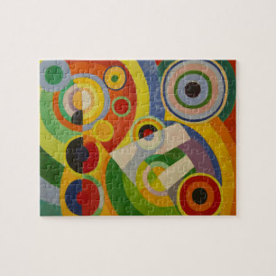 Rhythmus Joie de Vivre durch Robert Delaunay 1930 Puzzle