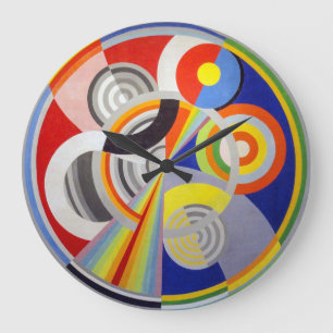 Rhythmus Nr. 1 Robert Delaunay Große Wanduhr