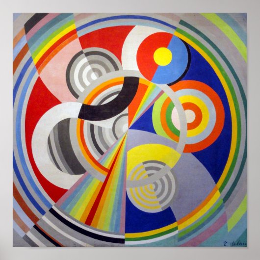 Rhythmus Nr. 1 | Robert Delaunay | Poster (Vorne)