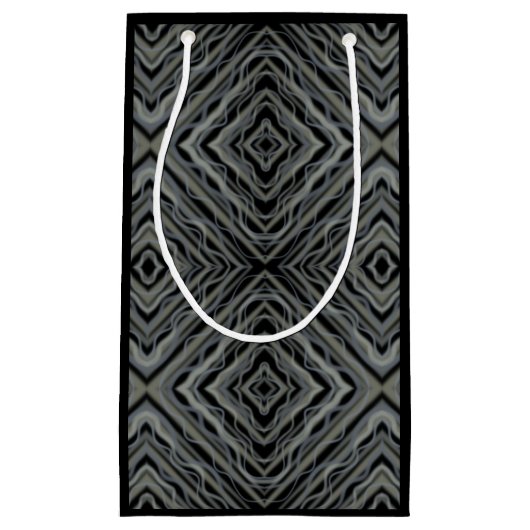 Rhythmus Pulsieren Moderne Abstrakte Kunst Illustr Kleine Geschenktüte (Vorderseite)