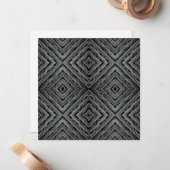 Rhythmus Pulsieren Moderne Abstrakte Kunst Illustr Mitteilungskarte (Vorderseite/Rückseite Beispiel)