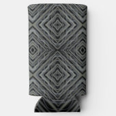 Rhythmus Pulsieren Moderne Abstrakte Kunst Illustr Selters Dosenkühler (Rückseite)