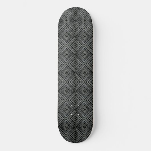 Rhythmus Pulsieren Moderne Abstrakte Kunst Illustr Skateboard (Vorderseite)
