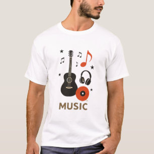 Rhythmus & Saiten Melodie in Bewegung Soundtrack v T-Shirt
