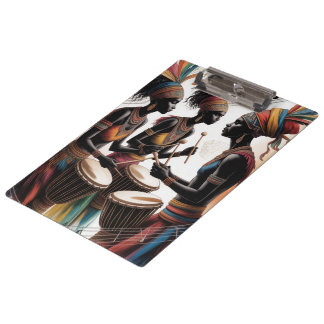 ✨Rhythmus Trommel Musik Künstlerisches Design Klemmbrett