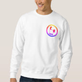 Rhythmus-u. Blau-Regenbogen-Logo-Sweatshirt Sweatshirt (Vorderseite)