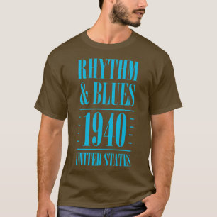 Rhythmus und Blues 1940 Vintag T-Shirt