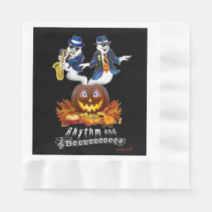 RHYTHMUS UND BUHOS SERVIETTE